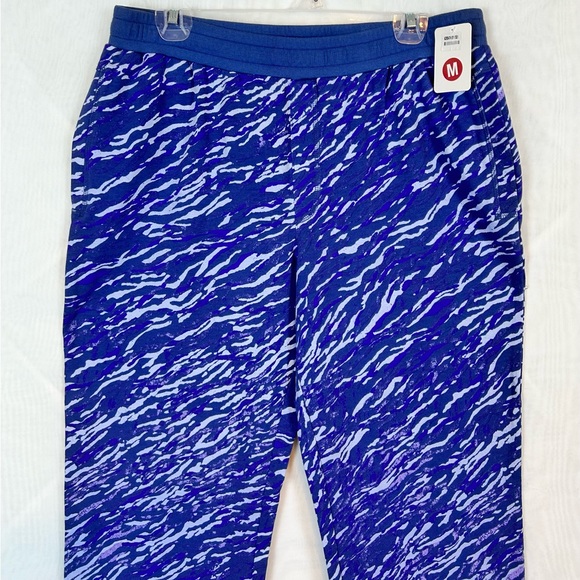 NWT QVC Isaac Mizrahi Blue Comfort pocket crop pants / Medium - Picture 3 of 12